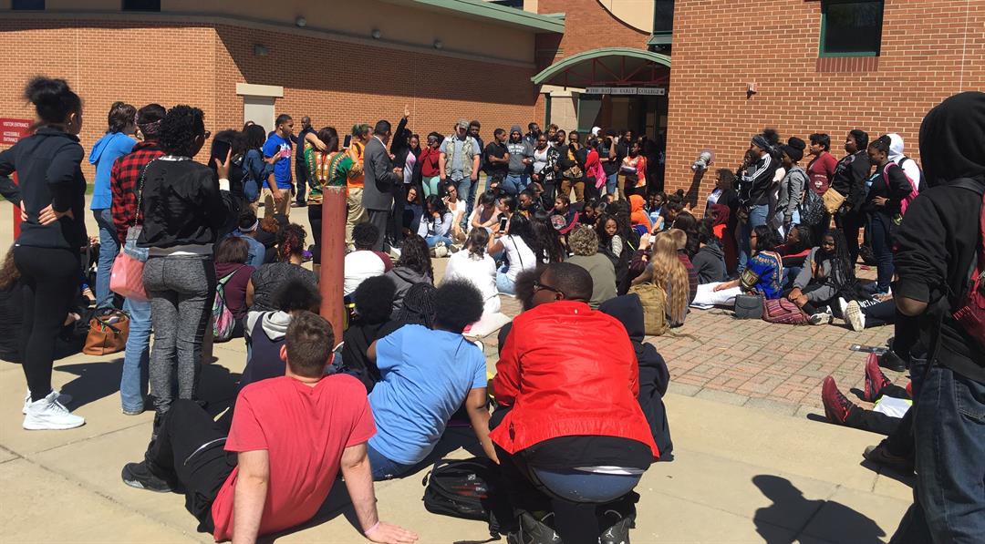 Chaney students protest plan to restructure Youngstown schools WFMJ