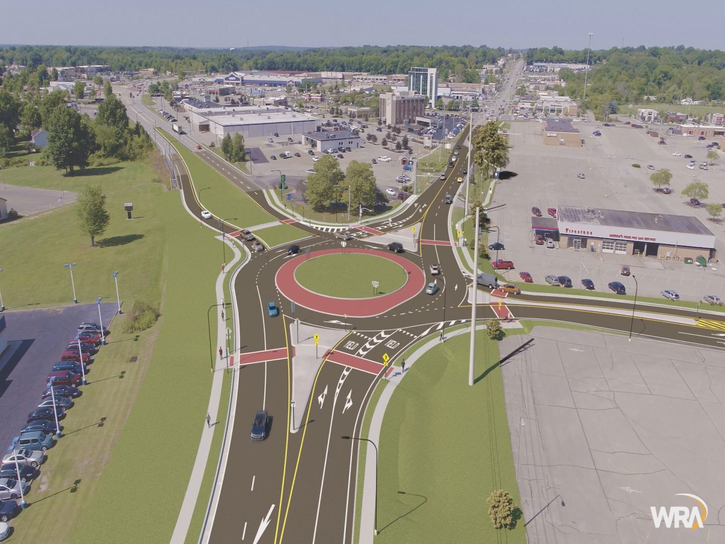 Video shows roundabout planned for Hermitage News weather sports for Youngstown