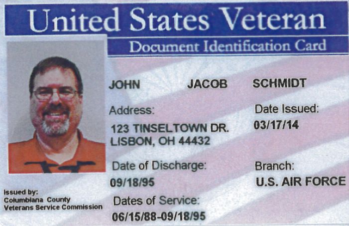 Some info about Veterans Identification Card Vic
