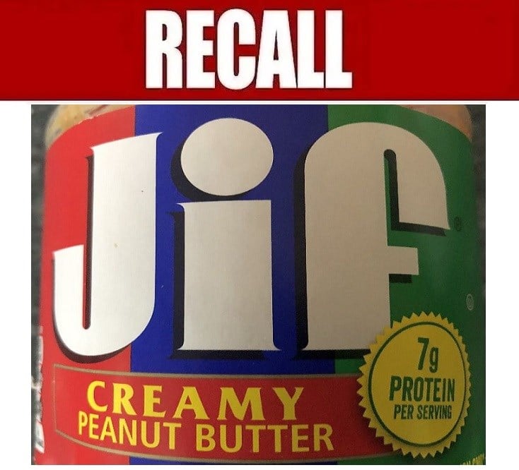 Jif offers replacement coupons for recalled peanut butter