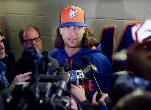 Jacob deGrom may miss Mets' opening series for son's birth