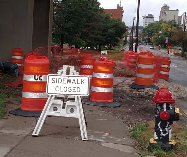 Wick Avenue construction closes YSU parking lot