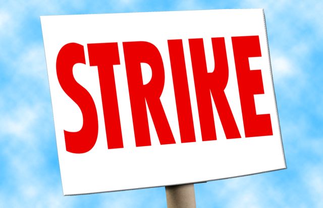 workers strike clipart
