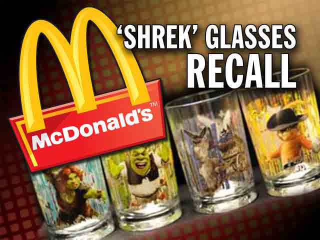 McDonald's Shrek Glass for sale