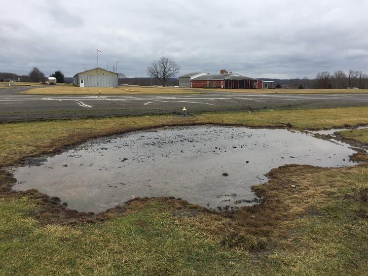 Location where the Cessna overturned