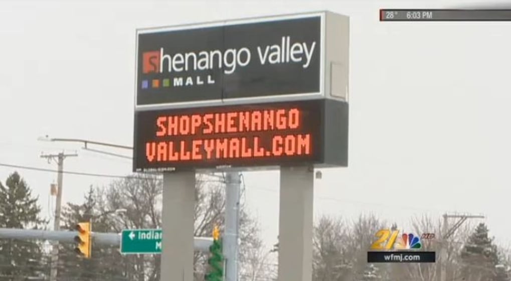 Two anchor stores in the Shenango Valley Mall are closing