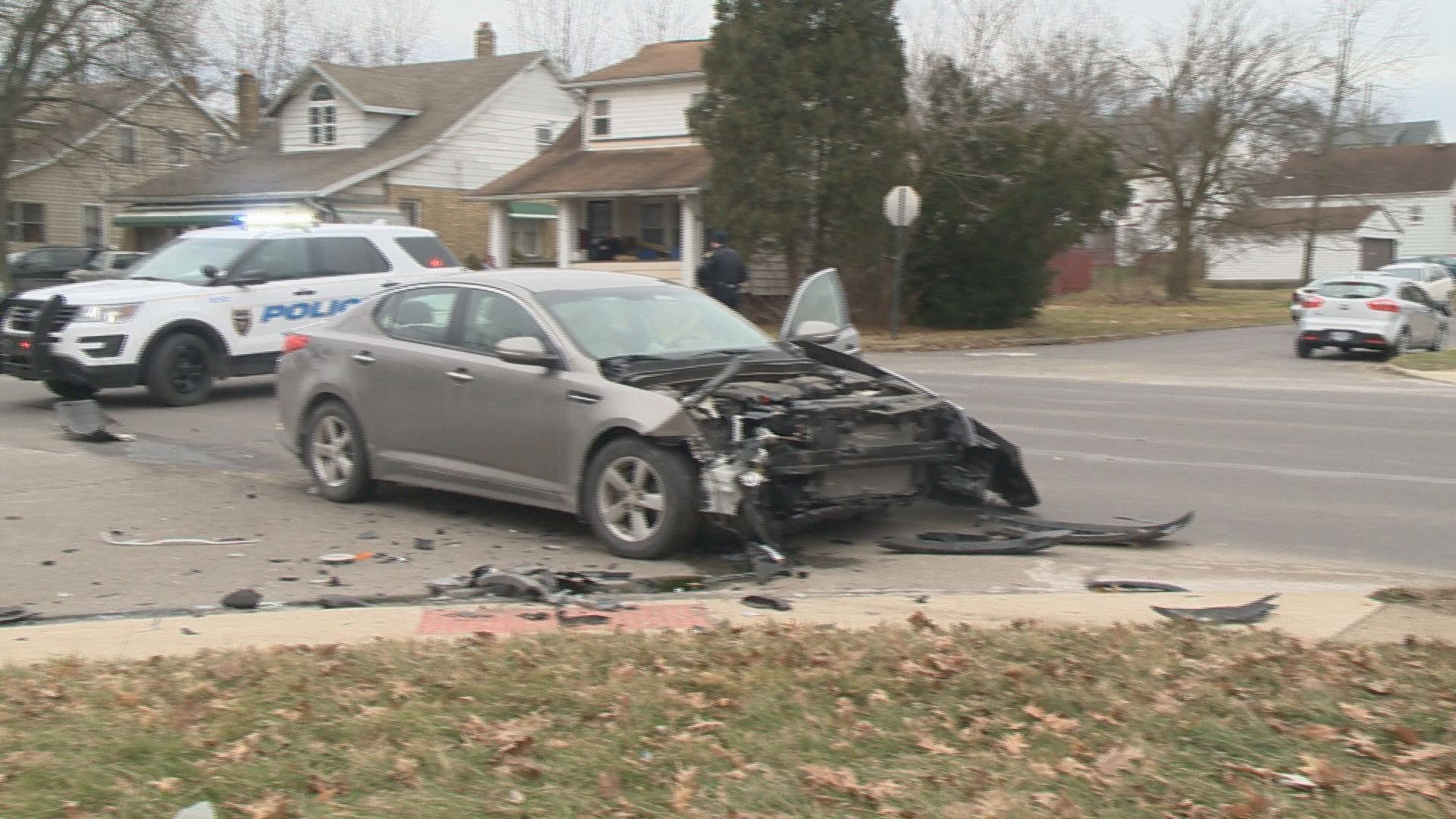 Car crash on Midlothian sends two to hospital