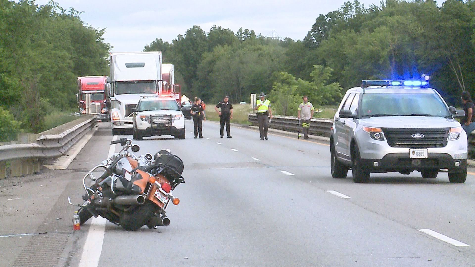 Motorcycle Crash Shuts Down Traffic For An Hour On Interstate 80 In ...