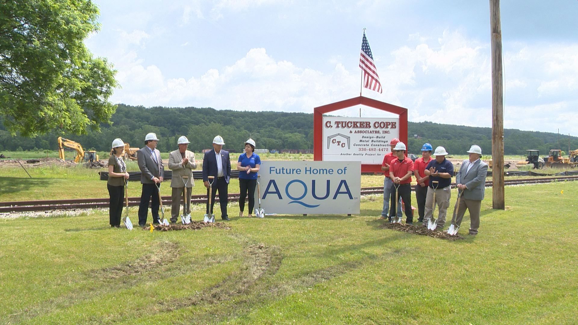 Aqua Ohio breaks ground on new multimillion dollar Struthers facility