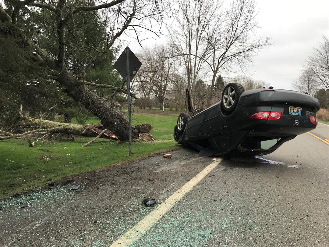 Vehicle strikes tree, flips over on S.R. 534 in Newton Falls - WFMJ.com ...