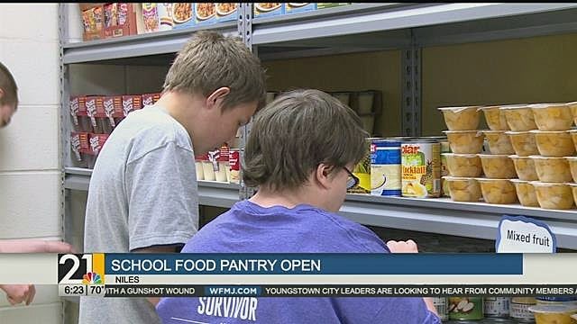 Niles Mckinley High School Opens New School Food Pantry Wfmj Com