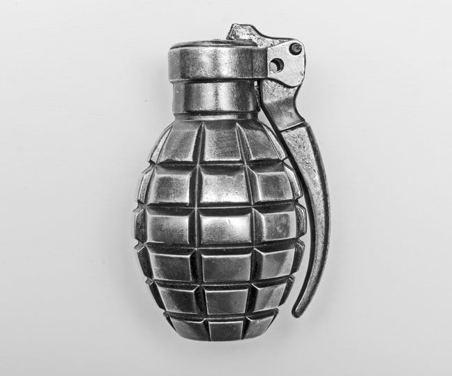 exploding grenade drawing