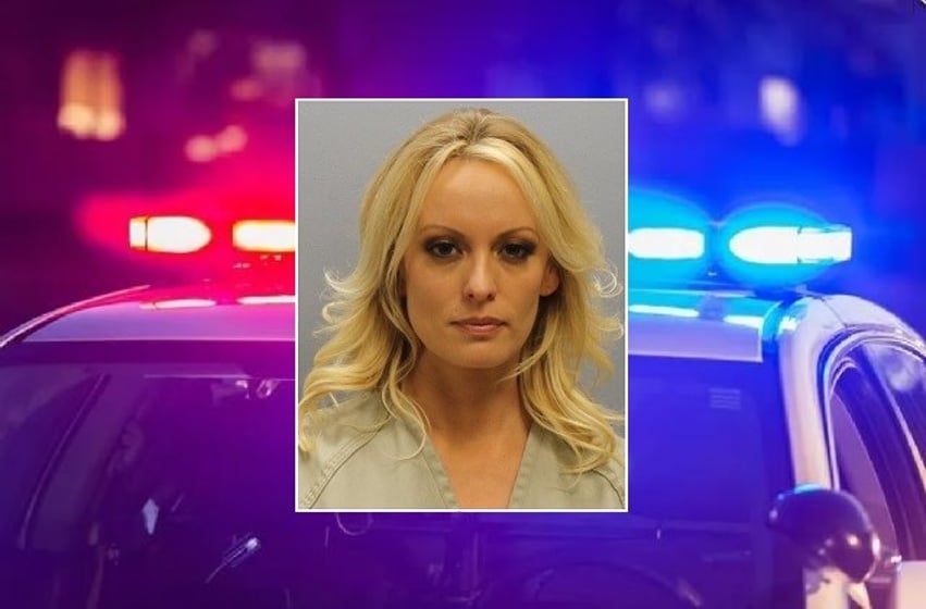 Stephanie Clifford (AKA Stormy Daniels) booking photo