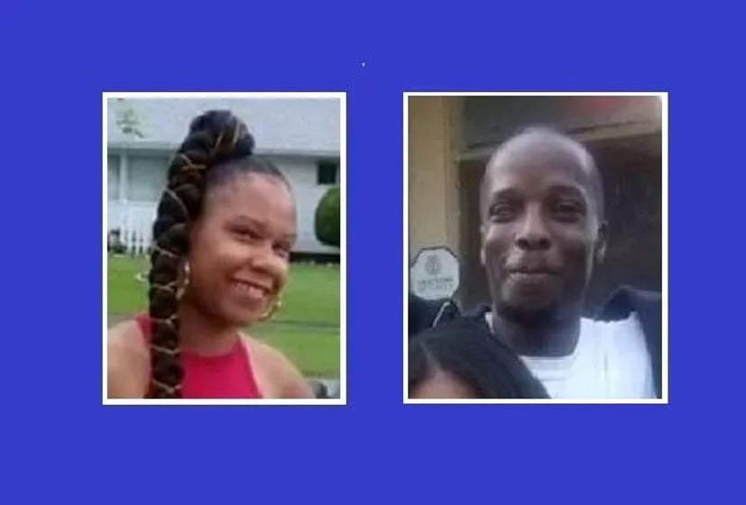 Brittany May (L) Jay Hughley (R)