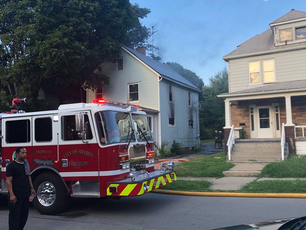 Officials say Sharon house is a total loss after catching fire