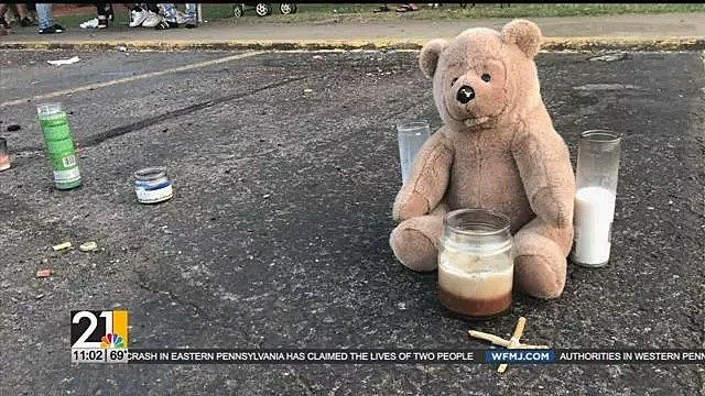 Memorial outside the complex