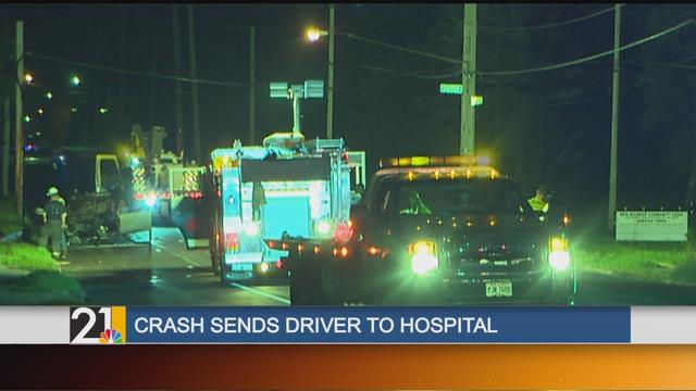 Car Accident Tower Road Downed Pole Car Accident Tower Road Downed Pole