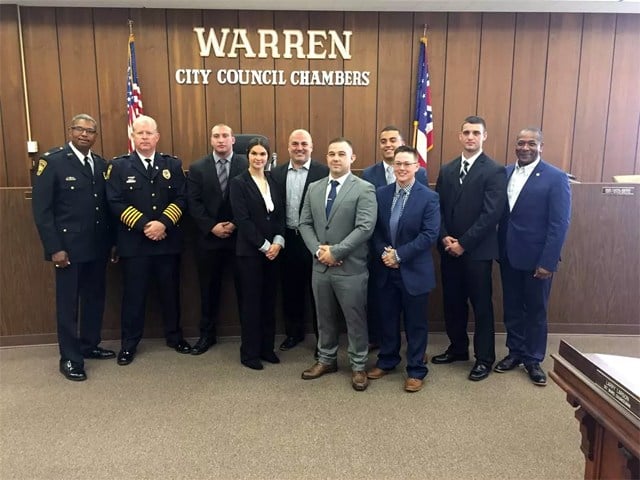 Warren Swears In Six New Police Officers - WFMJ.com