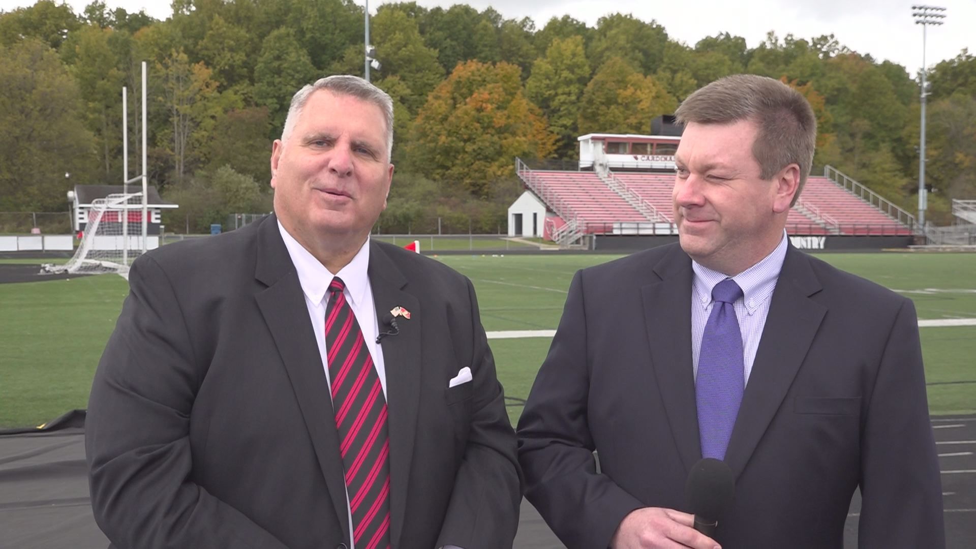 Canfield and Poland Mayors reminisce and wager on football rival WFMJ
