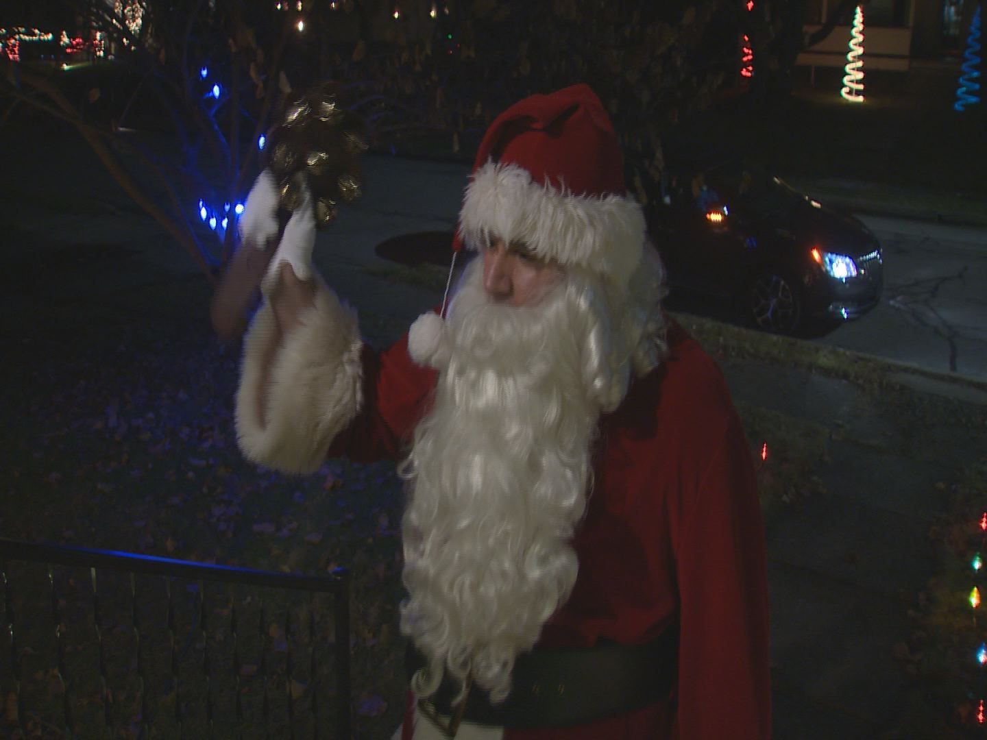 Santa Claus visits homes in Sharpsville as part of a 70 year tra WFMJ