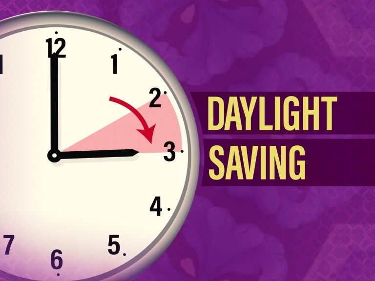 Daylight saving time: Remember to set clocks forward Saturday night