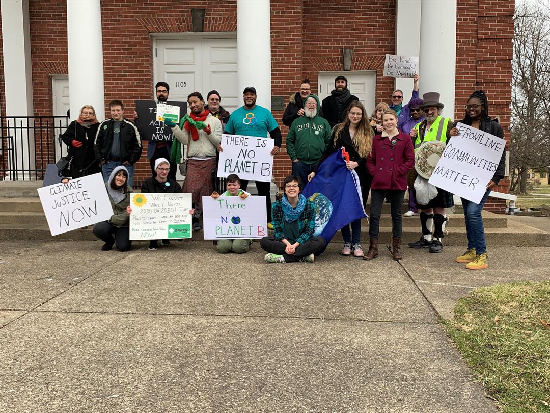 Climate change strike held in Youngstown today