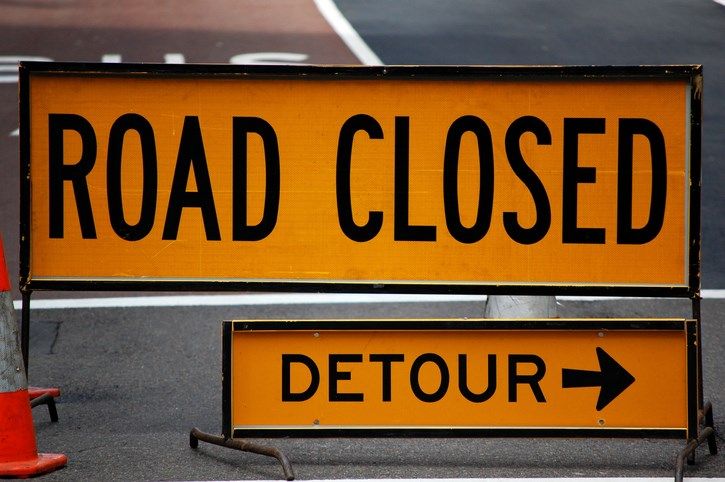 Water break prompts lane restrictions to section of major road in Girard