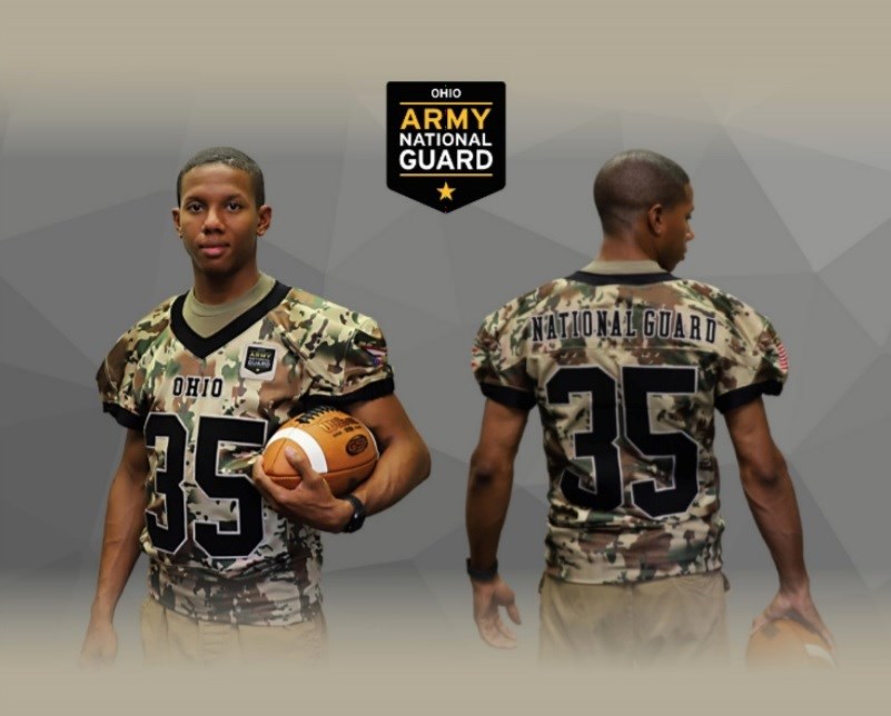camouflage football jersey