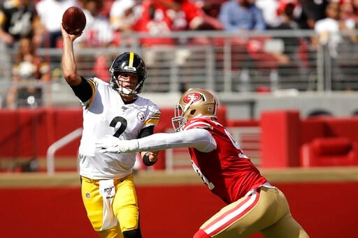 Jimmy Garoppolo & Mason Rodolph hold keys for 49ers and Steelers wins