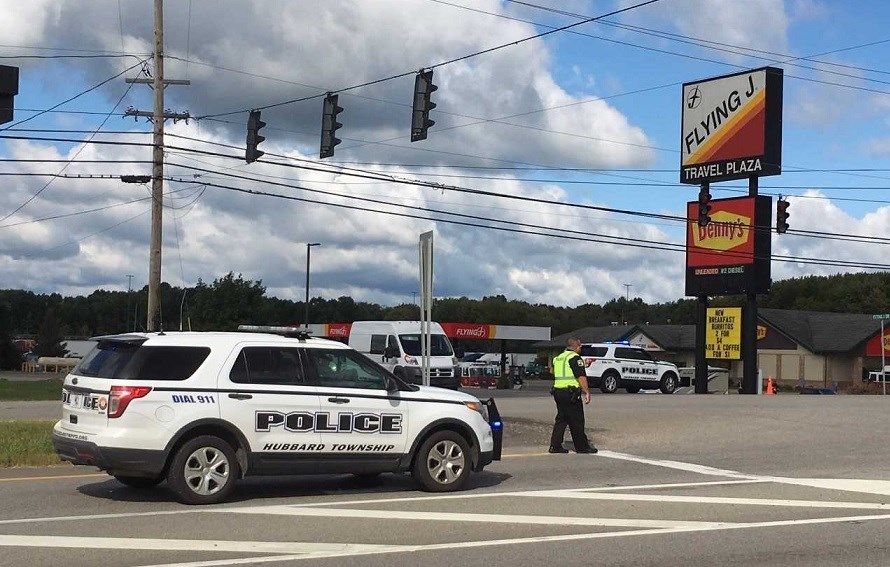 Gas leak brings evacuation of Hubbard truck stop