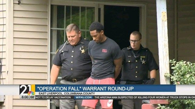Fifty suspects sought in Columbiana County police roundup