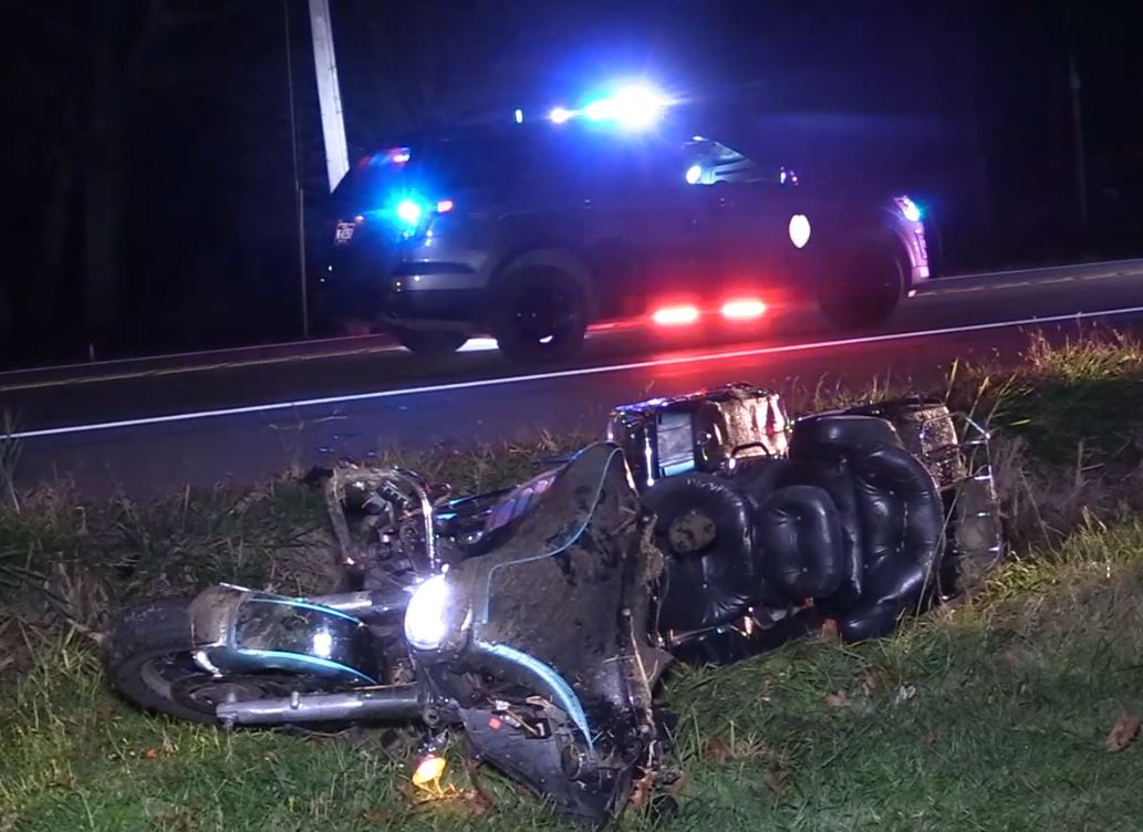 Motorcycle driver suffers serious head injuries in Shenango Twp. crash
