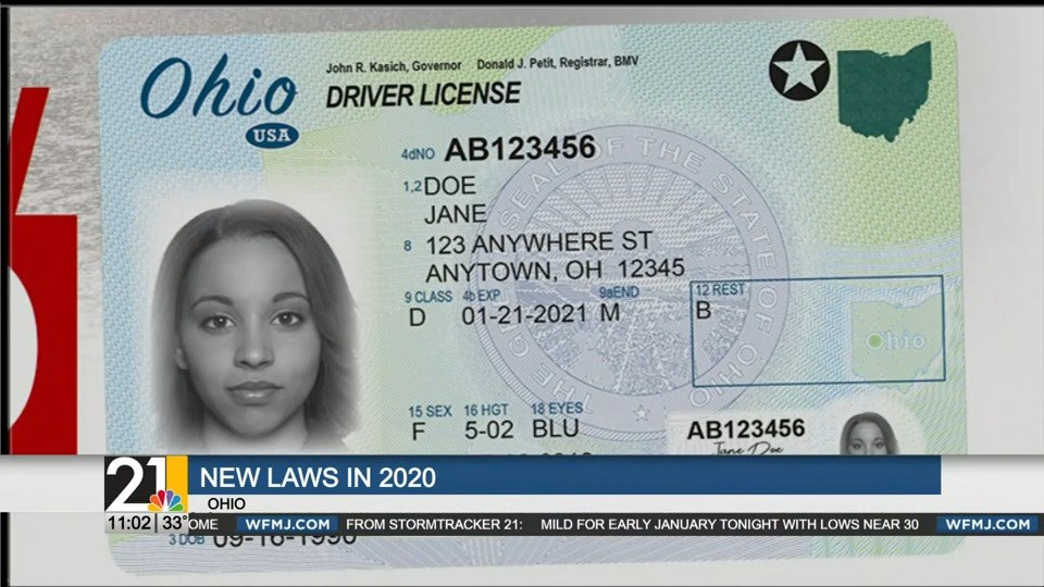 New laws coming to Ohio in 2020