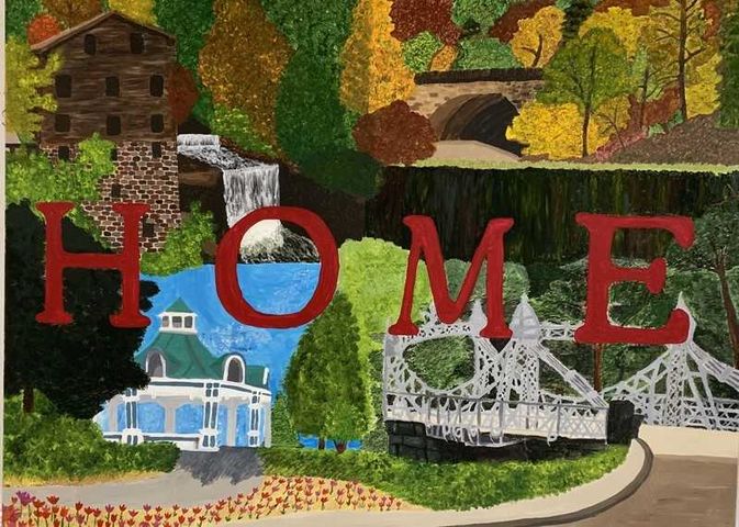 Columbiana Students Create Art Piece To Display At Fellows River
