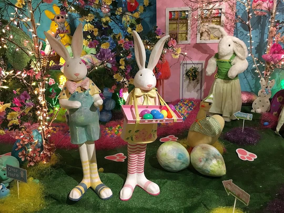 Easter Bunny Lane opens at Kraynaks in Hermitage