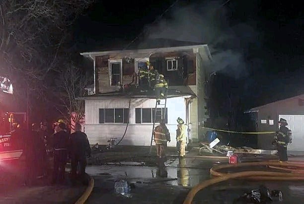 Greenville homeowner leaps to safety from house fire - WFMJ.com