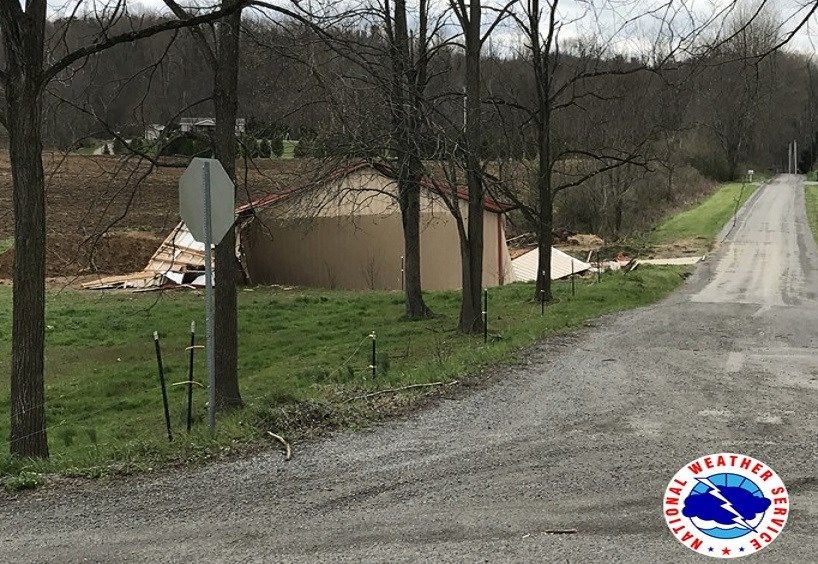 Weather Service posts pictures of Columbiana tornado damage