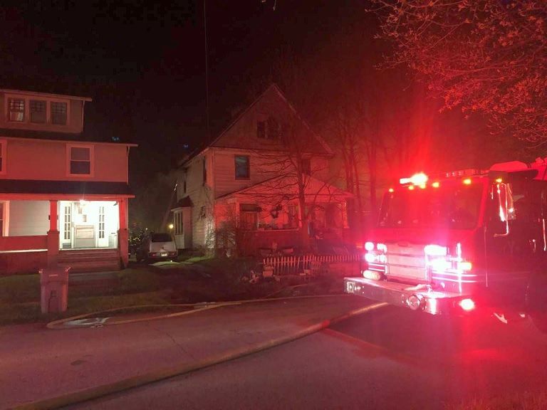 Man Escapes From Burning Youngstown Home