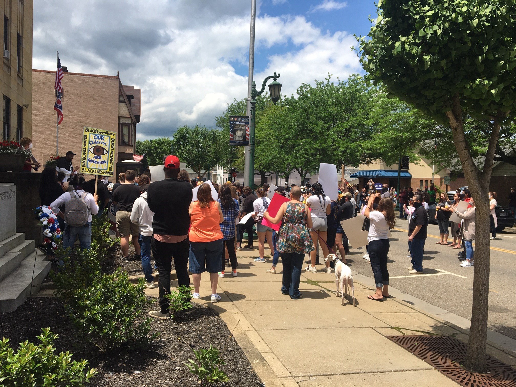 East Liverpool protests George Floyd's death - WFMJ.com