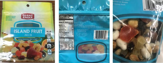 Giant Eagle recalls island fruit mix due to possible allergens