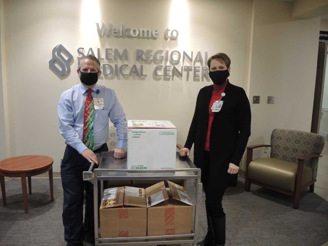 Salem Regional Medical Center receives Moderna vaccine