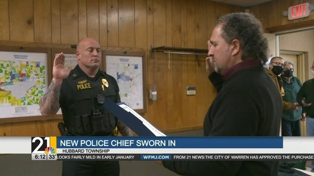 Hubbard Twp Swears In New Police Chief