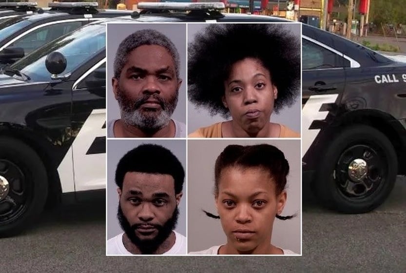 Julius Jordan (Upper L) Sharieka Starks (Upper R) Juan Jordan (Lower L) Teauna Junkins (Lower R)