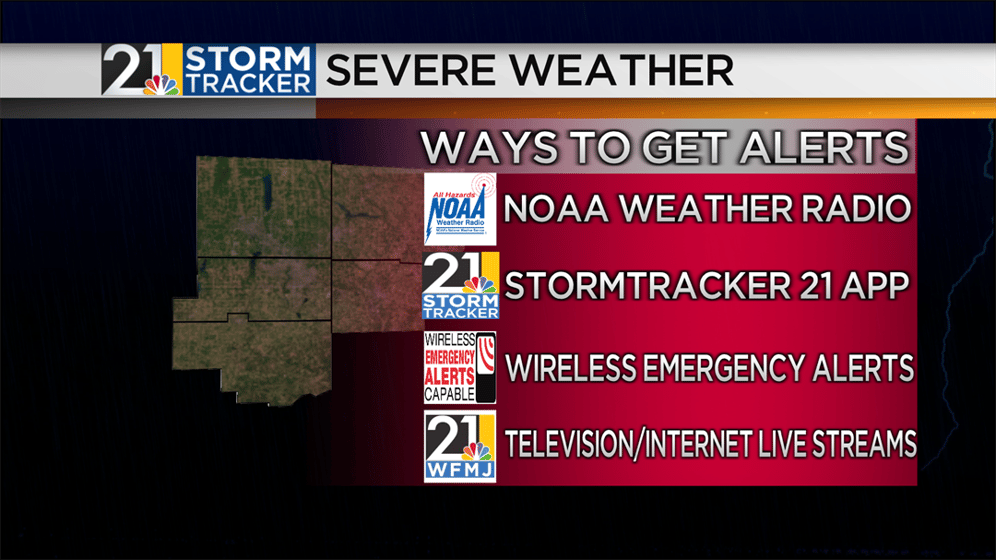 Severe weather awareness week: ways to get weather warnings - WFMJ.com