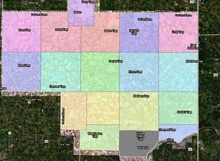 Columbiana County Gis Map Columbiana Co. Unveils Geographic Information System For Zoning, - Wfmj.com