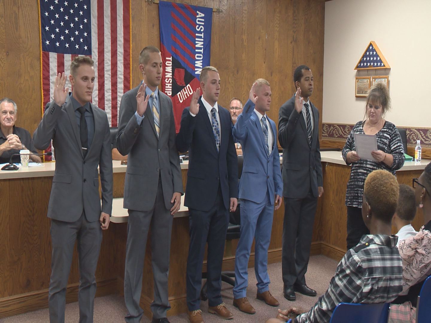 Austintown Police add five new officers to department