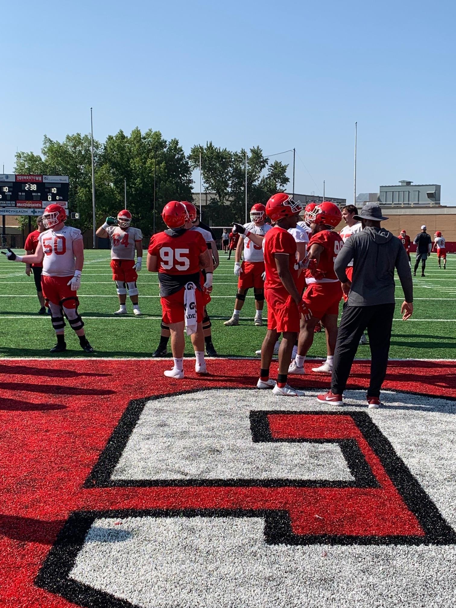 YSU football opens practice