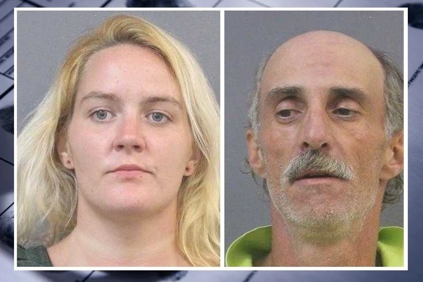 Cassie Lutz (L) Michael Caccia (R)