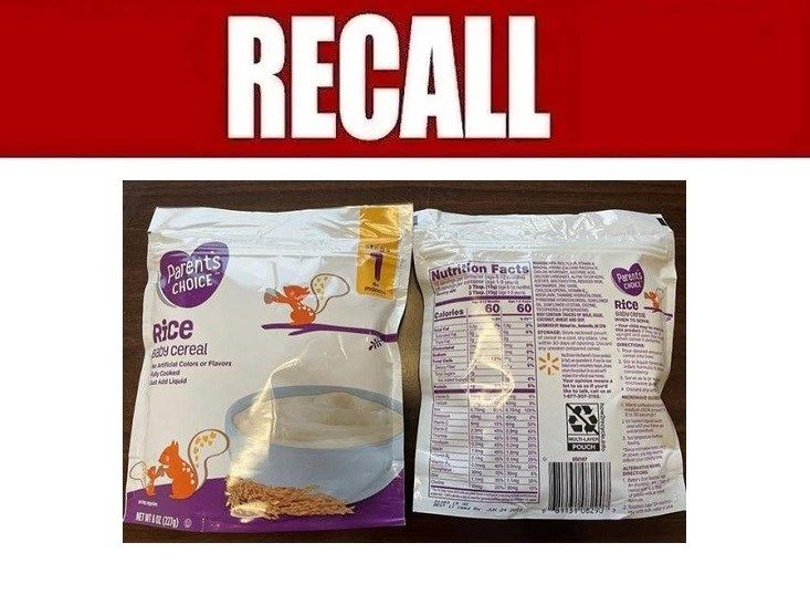 Walmart rice top cereal baby