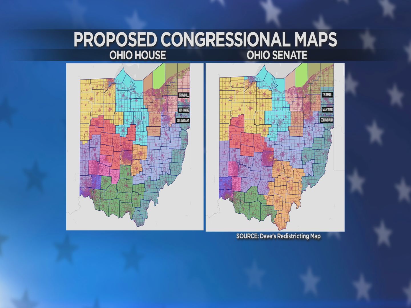 Proposed Ohio congressional maps unveiled